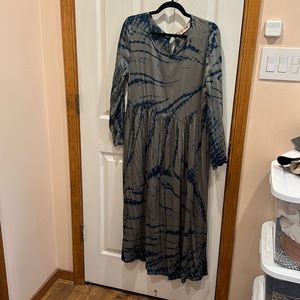 Anthropologie Dolan Tie Dye Jersey Maxi Dress